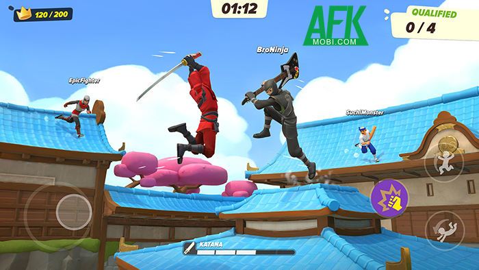 Các tay chơi sẽ trở thành những nhẫn giả cạnh tranh với nhau tại game Ninja Party Mobile 3