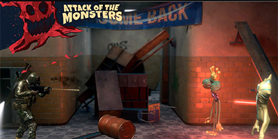 Sinh tồn trước các đợt quái vật kinh dị trong game hành động Attack of the Monsters