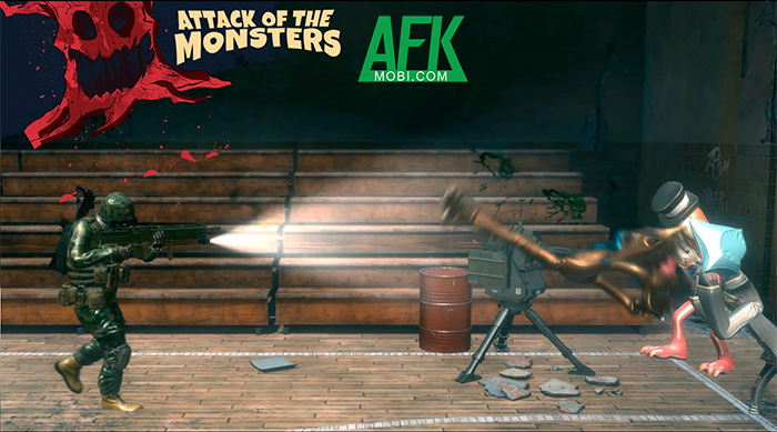 Sinh tồn trước các đợt quái vật kinh dị trong game hành động Attack of the Monsters 1