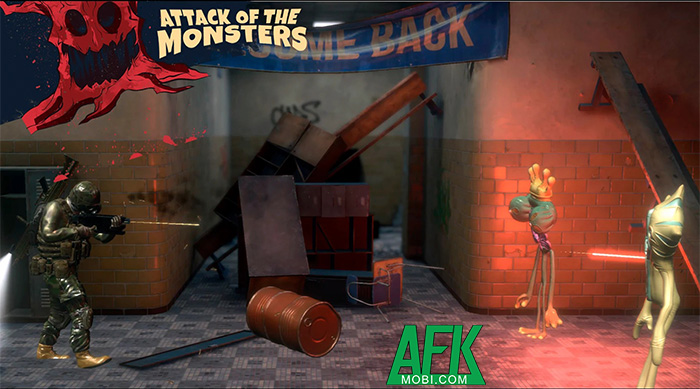 Sinh tồn trước các đợt quái vật kinh dị trong game hành động Attack of the Monsters 2