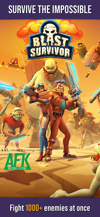 Sinh tồn trước các đợt kẻ thù trên hoang mạc trong game hành động Blast Survivor 0