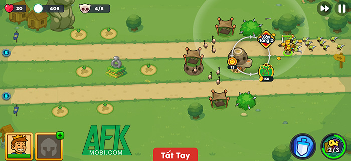 Double Defense TD: Twinhold game phòng thủ sở hữu tính năng kết hợp tháp độc lạ 1
