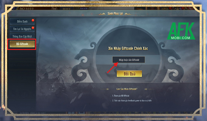 Tổng hợp gift code game Chiến Loạn Tam Quốc mới nhất trong tháng 0