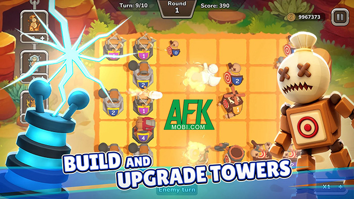 Grid Guardians game phòng thủ độc đáo khi kết hợp yếu tố theo lượt cùng hợp nhất 0