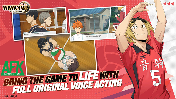 HAIKYU!! FLY HIGH game chiến thuật thể thao lấy chủ đề từ Vua Bóng Chuyền Haikyuu 3