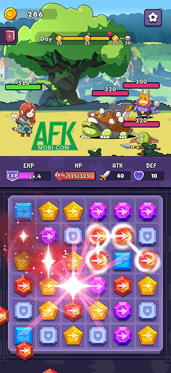 Match Heroes - RPG game phiêu lưu text-based kết hợp giải đố liên kết khối 3