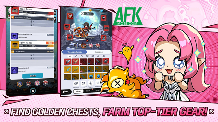 Thế giới MU Online kinh điển được tái theo kiểu ngộ nghĩnh trong game MU: Pocket Knights 2