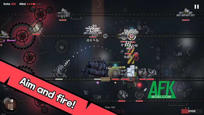 Điều khiển cỗ pháo di động tiêu diệt thế lực xâm lược ngoài hành tinh trong game Next Gate 2
