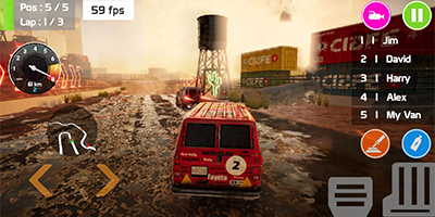Tham gia vào những cuộc đua xe 4 bánh vượt địa hình tại game Offroad Rally Car Racing 4×4