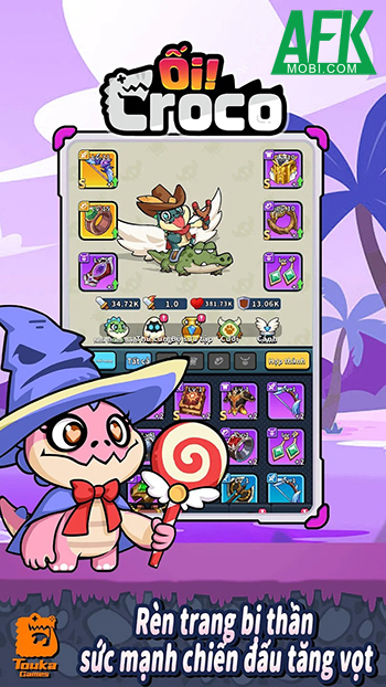 Oops! Croco game chiến thuật dàn trận chiến đấu roguelike có hỗ trợ sẵn tiếng Việt 4
