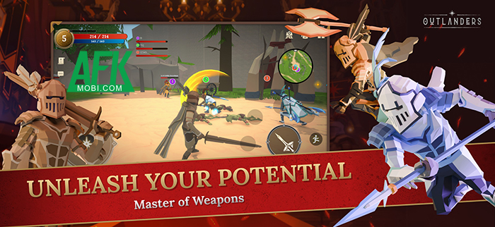 Bước vào một thế giới fantasy polygon để bắt đầu hành trình của mình tại game Outlanders MMO 1