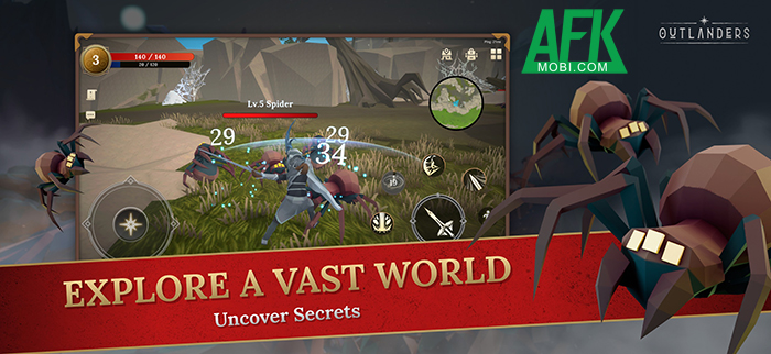 Bước vào một thế giới fantasy polygon để bắt đầu hành trình của mình tại game Outlanders MMO 2