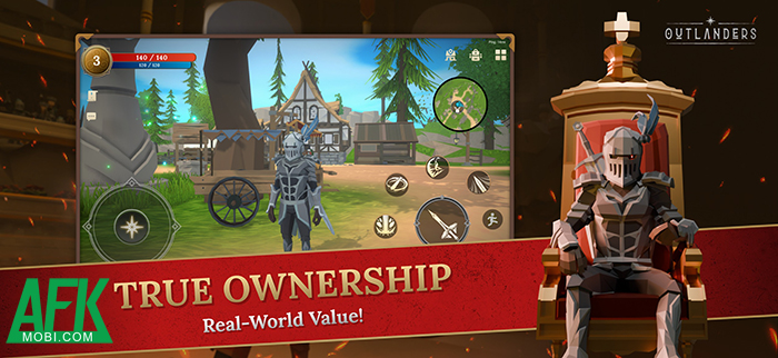 Bước vào một thế giới fantasy polygon để bắt đầu hành trình của mình tại game Outlanders MMO 3