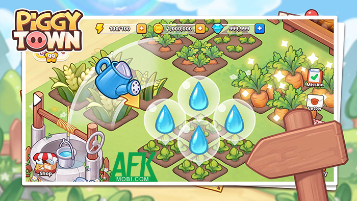 Piggy Town mời game thủ bắt đầu công cuộc gầy dựng một thị trấn lợn của riêng mình 2
