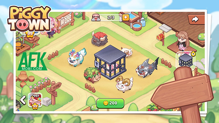 Piggy Town mời game thủ bắt đầu công cuộc gầy dựng một thị trấn lợn của riêng mình 3