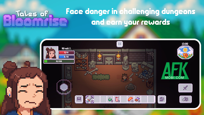 Khám phá ngôi làng Bloomrise cùng cô nhà thám hiểm trẻ tuổi trong game Tales of Bloomrise 2
