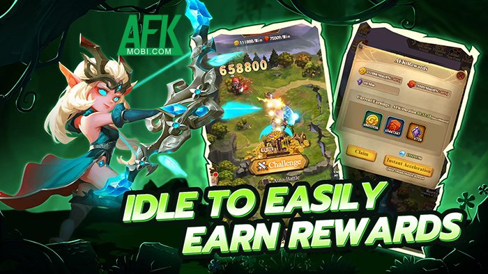 Throne War: Idle RPG game đấu tướng rảnh tay lấy cảm hứng từ series Warcraft nổi tiếng 1