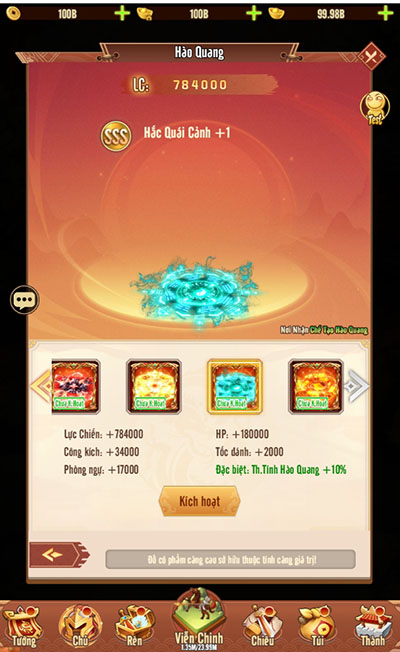 Chủ Tướng sẽ đẹp hơn, oai phong hơn khi bước vào game Ảo Mộng 3Q 7
