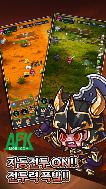 Phát triển cô nàng chiến binh chibi dễ thương tại game Idle Berserker Legend Of Kali 0