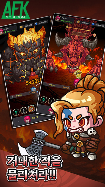 Phát triển cô nàng chiến binh chibi dễ thương tại game Idle Berserker Legend Of Kali 3