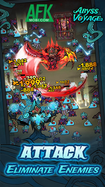 Xây dựng những tổ hợp kỹ năng đối mặt bọn sinh vật từ vực thẳm với game Abyss Voyage 1