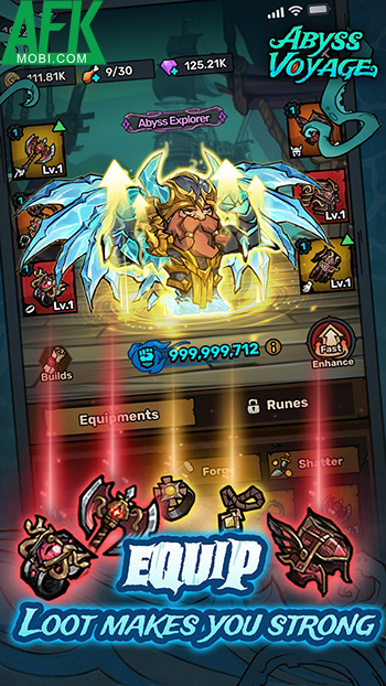 Xây dựng những tổ hợp kỹ năng đối mặt bọn sinh vật từ vực thẳm với game Abyss Voyage 3