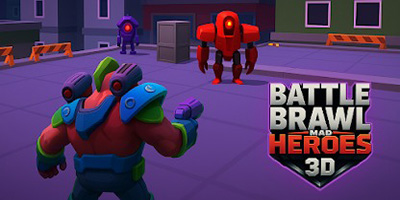 Điều khiển những anh hùng hơi “kì lạ” tiêu diệt bọn robot với game Battle Brawl: Mad Heroes 3D