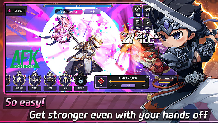 Phát triển chiến binh bóng tối của bạn trong tựa game Black Shadow: Idle RPG 2