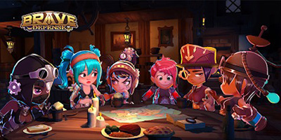 Chỉ huy đội anh hùng steampunk phòng thủ trong tựa game Brave Defense