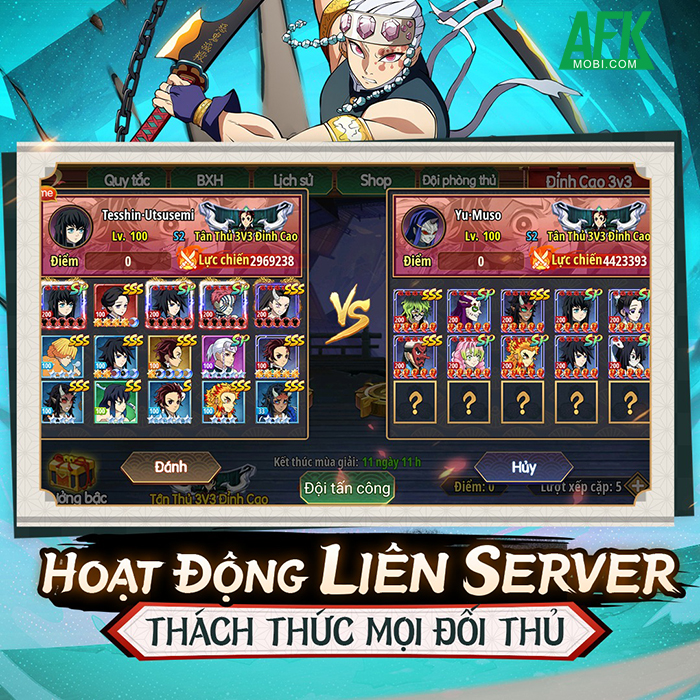 Demon King: Legend game đấu tướng chủ đề Thanh Gươm Diệt Quỷ cập bến Việt Nam 3