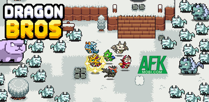 Điều khiển những chú rồng chiến đấu sinh tồn trước bọn quái vật tại game DragonBros 0
