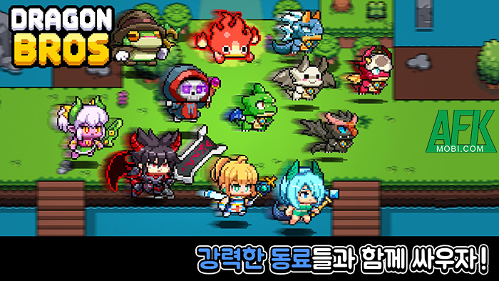 Điều khiển những chú rồng chiến đấu sinh tồn trước bọn quái vật tại game DragonBros 2