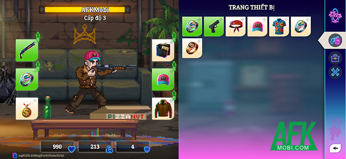 Điều khiển xã hội đen chiến đấu sinh tồn tại game hành động roguelike Gangside: Turf Wars 4