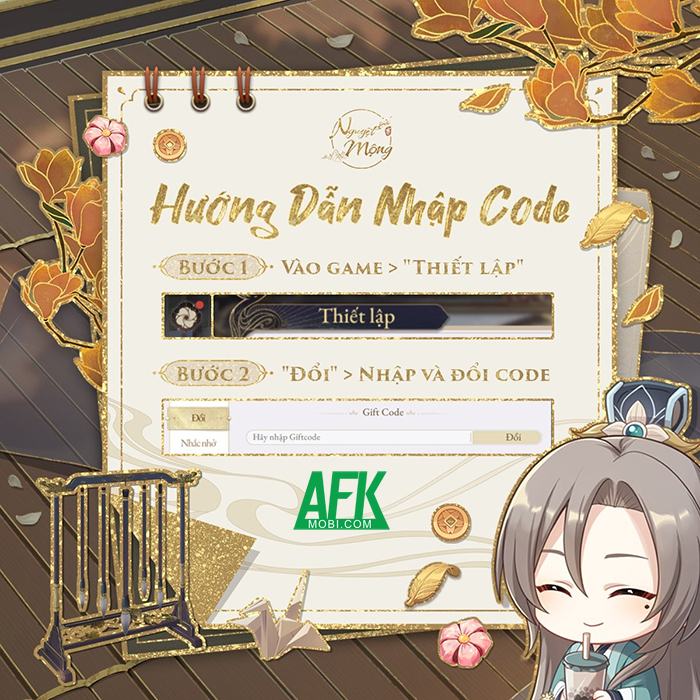 Tổng hợp gift code game Nguyệt Mộng mới nhất trong tháng 0