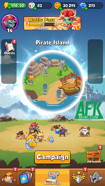 Gầy dựng trận hình yêu tinh chiến đấu với con người tại game Goblin Attack: PvE AutoBattler 1