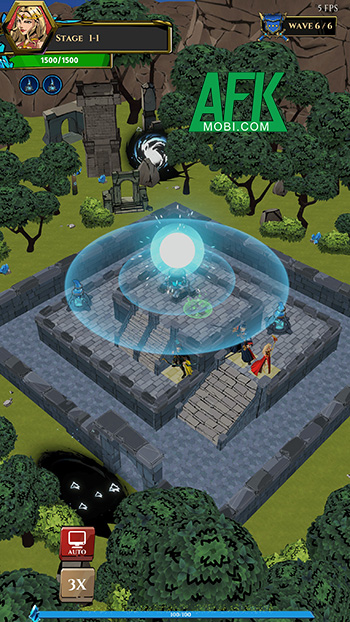 Phòng thủ ngăn chặn bọn quái vật bằng các anh hùng với game Heroes of Etheria - TD Royale 2
