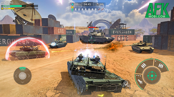Iron Front: Armored War game hành động cho bạn điều khiển xe tăng cạnh tranh trực tuyến 0