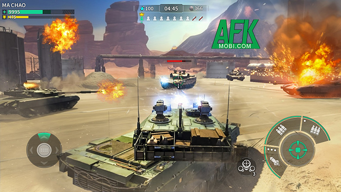 Iron Front: Armored War game hành động cho bạn điều khiển xe tăng cạnh tranh trực tuyến 1