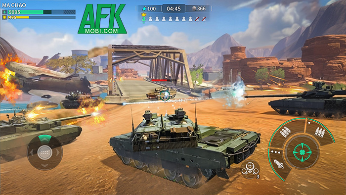 Iron Front: Armored War game hành động cho bạn điều khiển xe tăng cạnh tranh trực tuyến 2