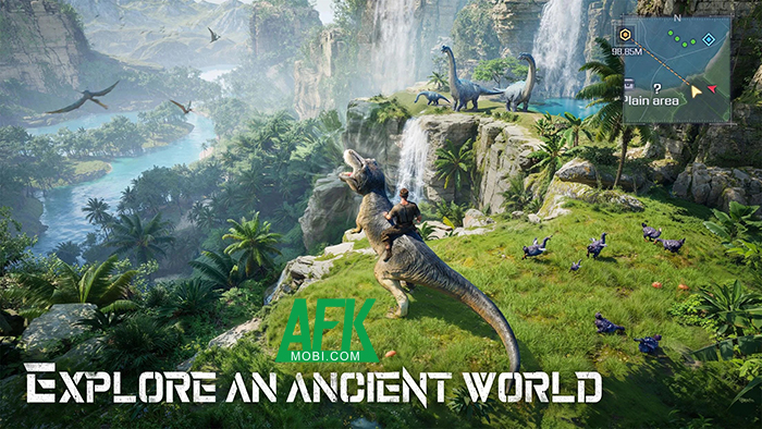 Xây dựng khu căn cứ của bạn trên một hòn đảo khủng long tại game Jurassic War Survival 0