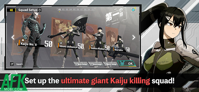 KAIJU NO. 8 THE GAME Mobile trò chơi chiến thuật lấy chủ đề từ Quái Vật Số 8 1