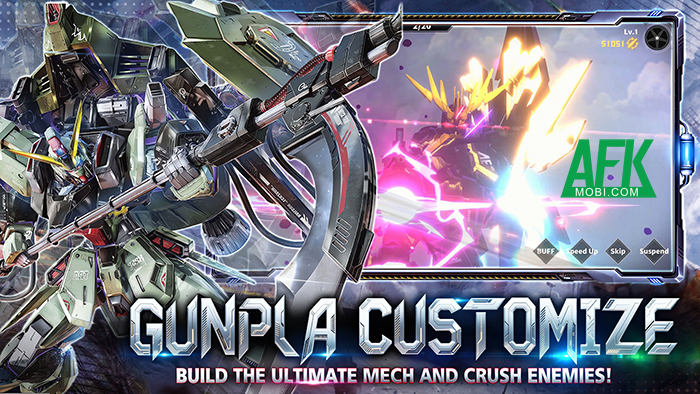 Mecha Destiny game đấu tướng lấy chủ đề Gundam với nền đồ họa cực đẹp mắt 3