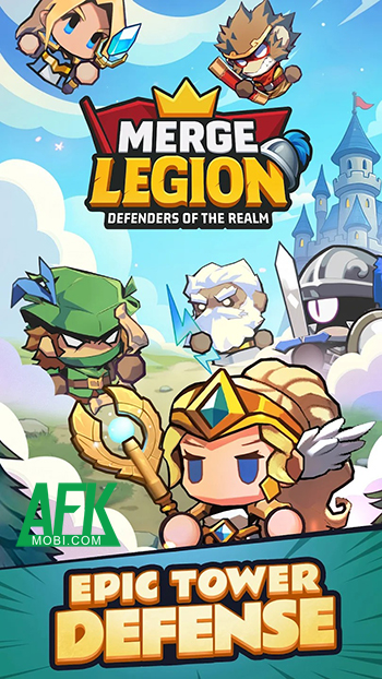 Hợp nhất để gầy dựng dàn anh hùng phòng thủ tại game Merge Legion: Defend Realm 0