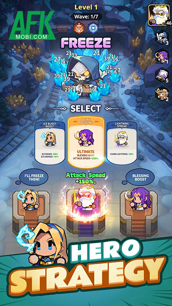 Hợp nhất để gầy dựng dàn anh hùng phòng thủ tại game Merge Legion: Defend Realm 2
