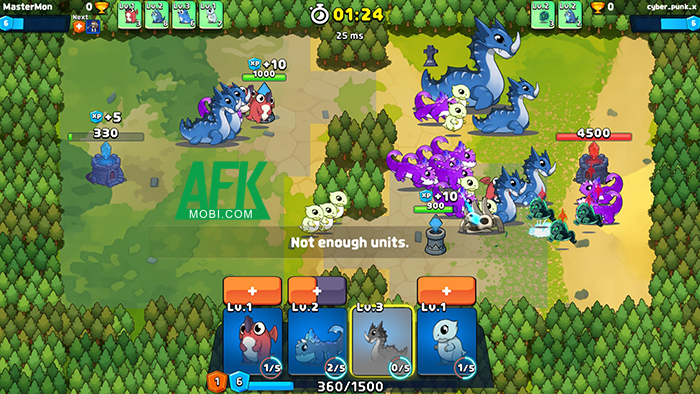 MonsterRoyale game chiến thuật PvP cho các người chơi sử dụng quái vật để cạnh tranh 1