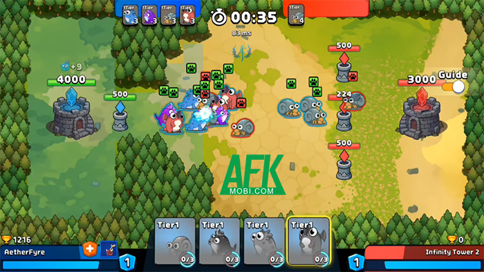 MonsterRoyale game chiến thuật PvP cho các người chơi sử dụng quái vật để cạnh tranh 3