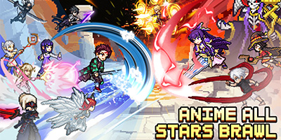 Pixel Spirit Awakening game đấu tướng chủ đề đa vũ trụ anime với phong cách đồ họa pixel