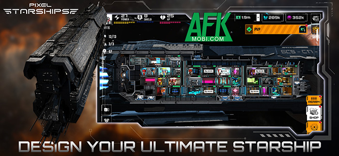 Xây dựng đồng thời quản lý con tàu vũ trụ của bạn trong game Pixel Starships 2 Mobile 0