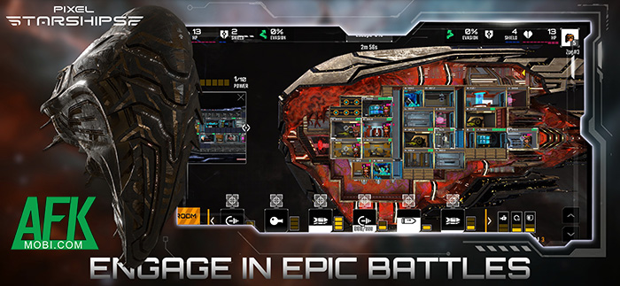 Xây dựng đồng thời quản lý con tàu vũ trụ của bạn trong game Pixel Starships 2 Mobile 1