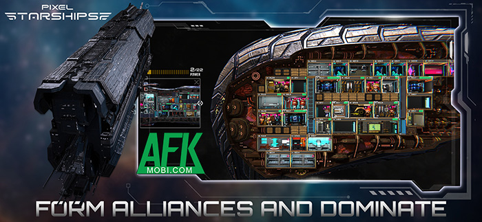 Xây dựng đồng thời quản lý con tàu vũ trụ của bạn trong game Pixel Starships 2 Mobile 4